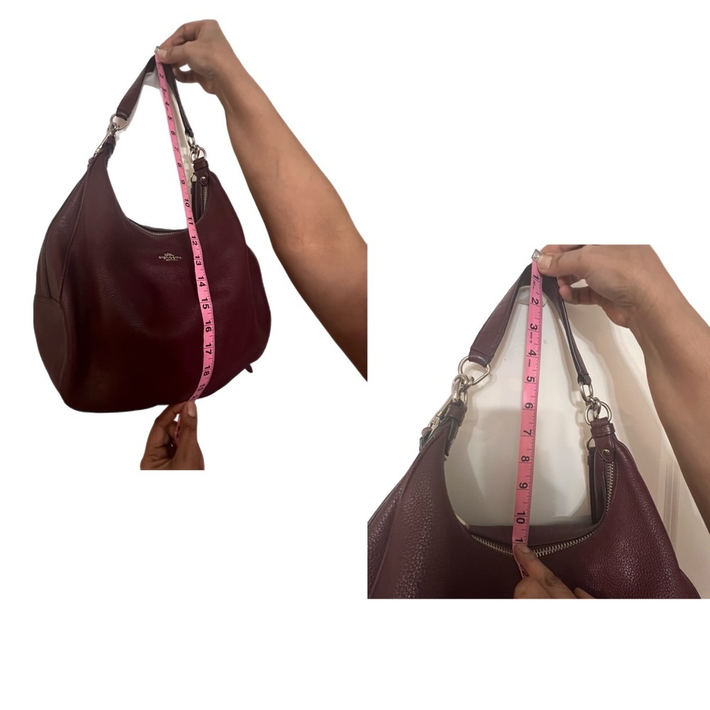 COACH F38259 leather LARGE HARLEY HOBO SHOULDER BAG. Authentic - Picture 7 of 11